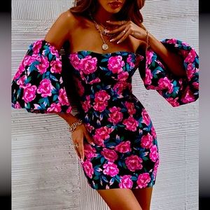 Floral mini dress